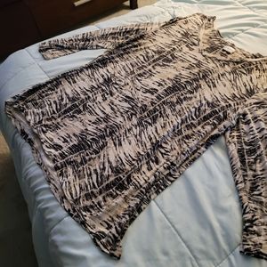 Chico's animal print tee -size 3
